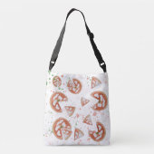 Pizza kruiszak crossbody tas (Achterkant)