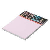 Pizza-laptop Notitieblok (Linkerzijde)