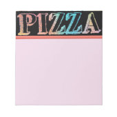 Pizza-laptop Notitieblok (Voorkant)