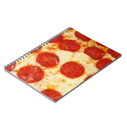 Pizza-laptop Notitieboek (Linkerzijde)