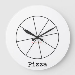 Pizza Large Clock Grote Klok