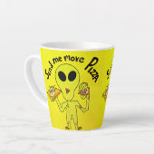 pizza latte mok (Linkerhoek)