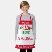 Pizza legende- kinder schort (Gedragen)