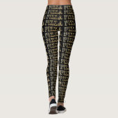 Pizza Leggings van vrouwen (Achterkant)