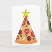 pizza lelijke kerstboom grappig (Voorkant)