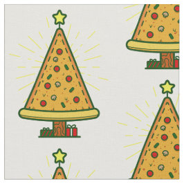 pizza lelijke kerstboom stof