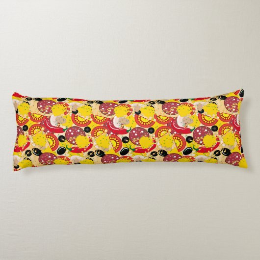 Pizza Lichaamskussen (Achterkant)