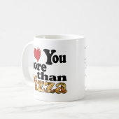 Pizza Liefde Koffiemok (Voorkant links)