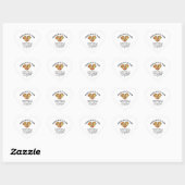Pizza Liefde Paar Gepersonaliseerde Trendy Hart Sticker (Vel)