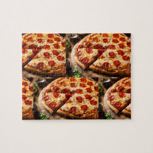 Pizza-liefdespuzzel Legpuzzel