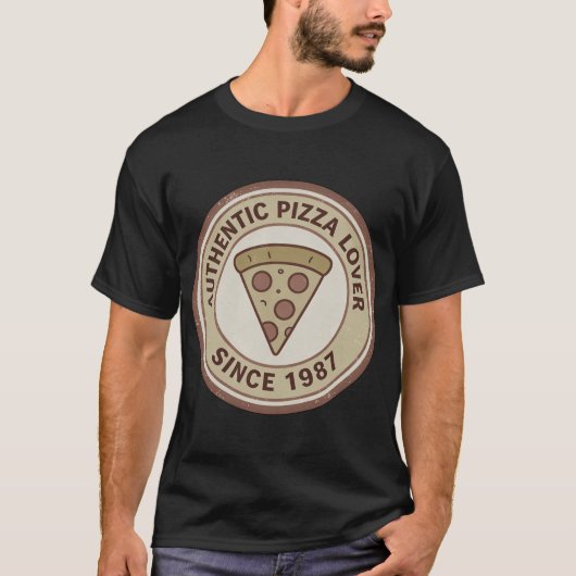PIZZA LIEFHEBBBER 1987 T-SHIRT (Voorkant)