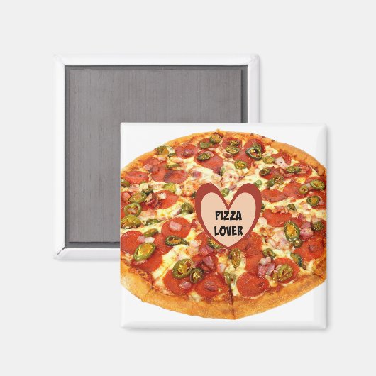 Pizza Liefhebber Magneet (Voorkant / Achterkant)