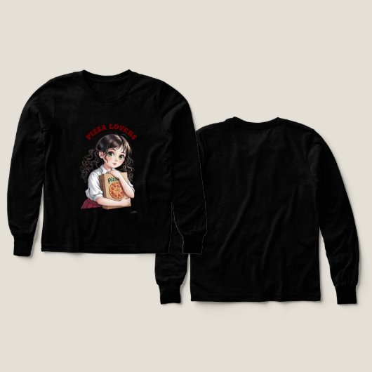 Pizza-liefhebbers (Voorkant /achterkant)