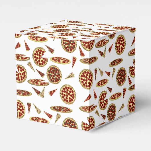 Pizza Liefhebbers Patroon Bedankdoosjes (Voorkant Zijde)
