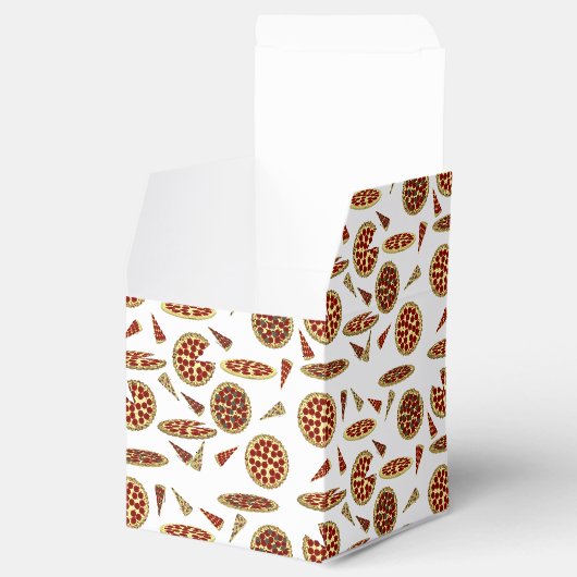 Pizza Liefhebbers Patroon Bedankdoosjes (Geopend)