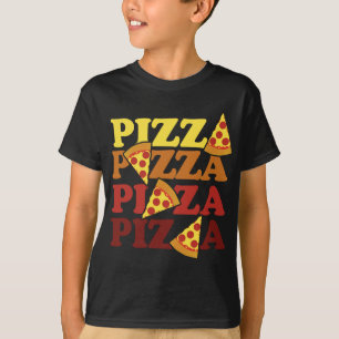 Pizza liefhebbers pizza pizza retro pizza t-shirt