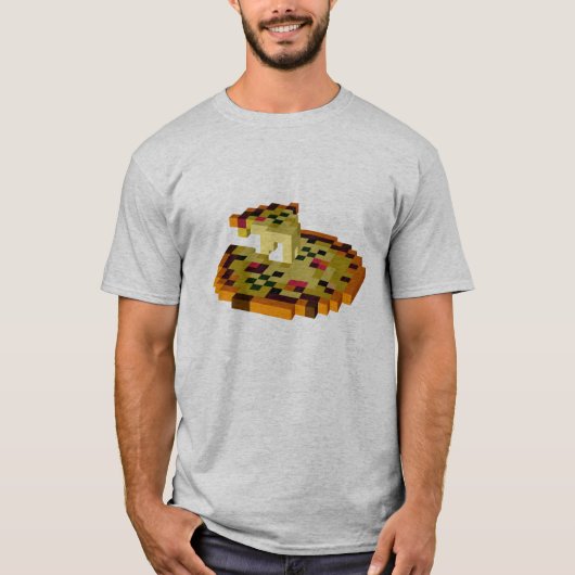 Pizza Long hoeve Raglan T-shirt (Voorkant)