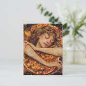 Pizza Love Faux Klimt Briefkaart (Staand voorkant)