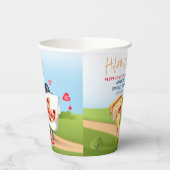 Pizza Love Grappig Papieren Bekers (Links)