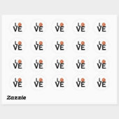 PIZZA LOVE RONDE STICKER (Vel)