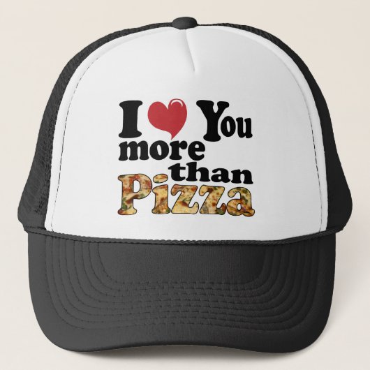 Pizza Love Trucker Pet (Voorkant)