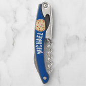 Pizza Lover Dad Day Kurkentrekker (Achterkant)