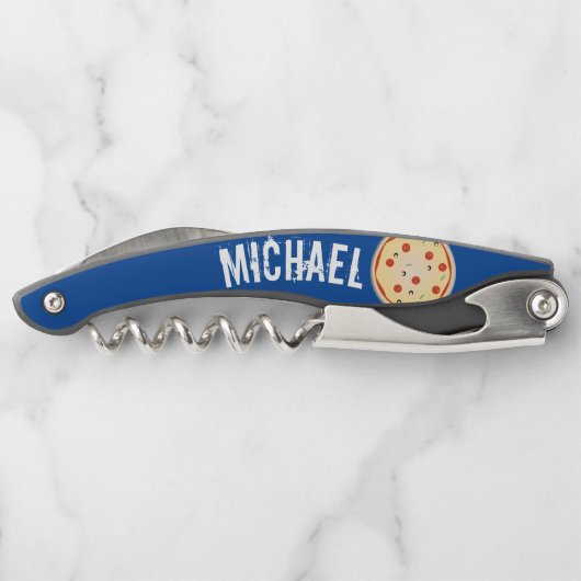 Pizza Lover Dad Day Kurkentrekker (Achterkant)