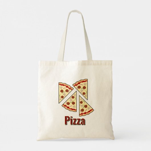 Pizza Lover Design Tote Bag (Achterkant)