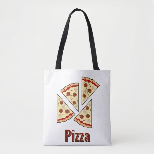 Pizza Lover Design Tote Bag (Voorkant)