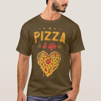Pizza Lover en Pizza fitness voor Pizza zijn leven T-shirt