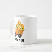 Pizza Lover Gepersonaliseerd Cadeau Koffiemok (Voorkant links)