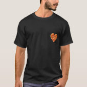Pizza Lover Hart T-shirt (Voorkant)