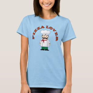 Pizza Lover Italiaans Chef T-shirt