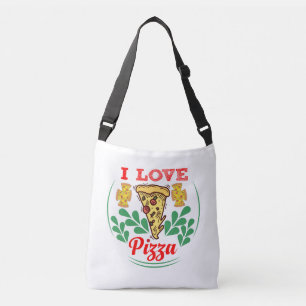 Pizza Lover Leuk Ontwerp voor Voedsel Fanatici Crossbody Tas