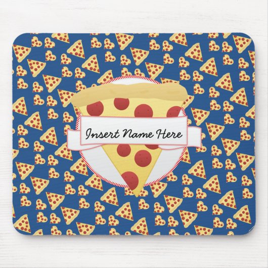 Pizza Lover monogram Muismat (Voorkant)