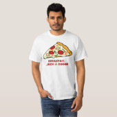 Pizza lover naar shirt (Voorkant volledig)