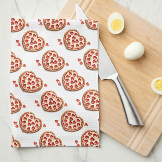 Pizza Lover Pattern  Theedoek (Quarter Fold)