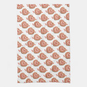 Pizza Lover Pattern  Theedoek (Verticaal)