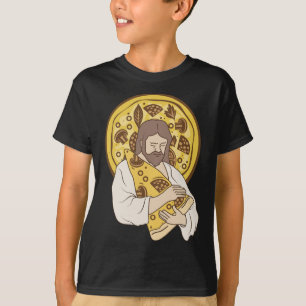 Pizza Lover Pizzeria Jezus en Pizza Italiaans eten T-shirt