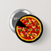 Pizza Lover Ronde Button 5,7 Cm (Voorkant /achterkant)