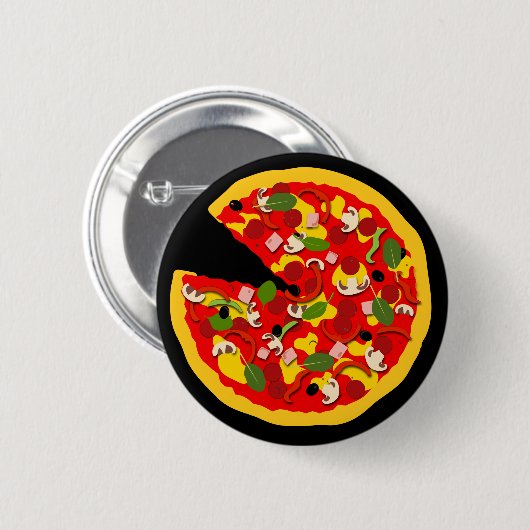 Pizza Lover Ronde Button 5,7 Cm (Voorkant /achterkant)