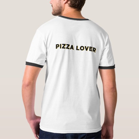 Pizza Lover T-Shirts (Achterkant)