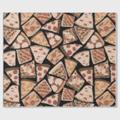 Pizza Lovers Gift Wrap - Pizza van de Wereld Cadeaupapier (Vlak)