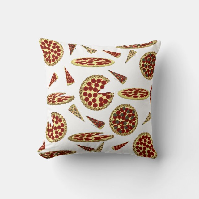 Pizza Lover's Pattern Kussen (Voorkant)