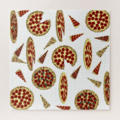 Pizza Lover's Pattern Legpuzzel (Horizontaal)