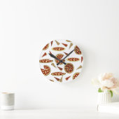 Pizza Lover's Pattern  Ronde Klok (Huis)