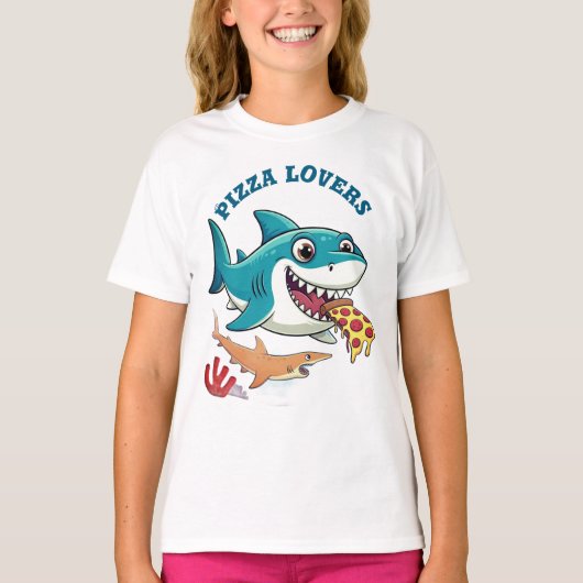 Pizza lovers t-shirt (Voorkant)