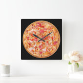 PIZZA Lovers Vierkante Klok (Huis)