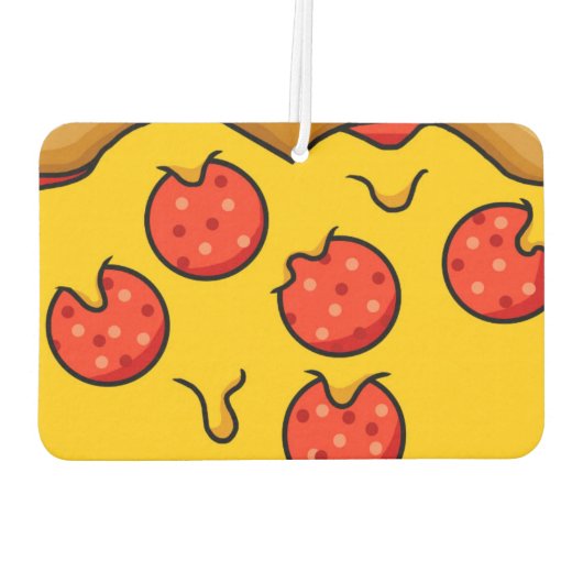 Pizza luchtverfrisser (Achterkant)