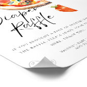Pizza Luier Raffle Tafelblad Poster Bord (Hoek)
